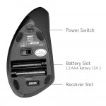 Anker 2.4G Wireless Vertical Ergonomic Mouse