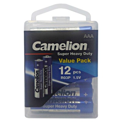 Camelion AAA Super Heavy Duty 12-PCS Value Pack R03P-PBH12B