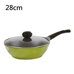 Korea Chef Topf La Rose Wok 28cm with Glass Lid