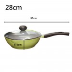 Korea Chef Topf La Rose Wok 28cm with Glass Lid