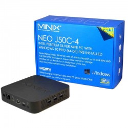 Minix Neo J50C-4 Mini PC Windows 10 PRO 8GB RAM 240GB SSD