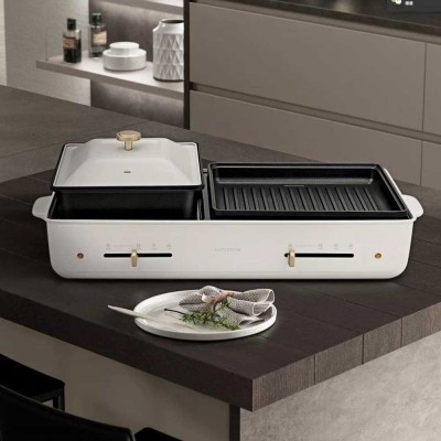 Nathome shabu-shabu Pot & Grill Pan All-in-one NSK20 Nathome shabu-shabu Pot & Grill Pan All-in-one NSK20