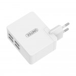 Unitek Y-PW10001 24W 4-Port USB Universal Travel Wall Charger