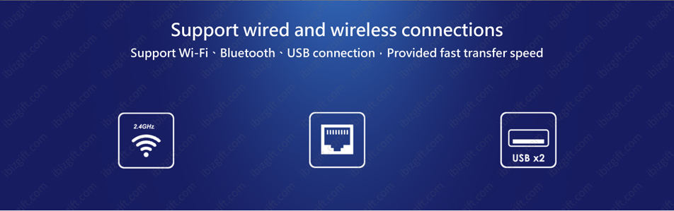 Boss TV V3 Set-top Box - Support wired and wireless connections Boss TV V3 Set-top Box - Support wired and wireless connections Support Wi-Fi、Bluetooth、USB connection,Provided fast transfer speed