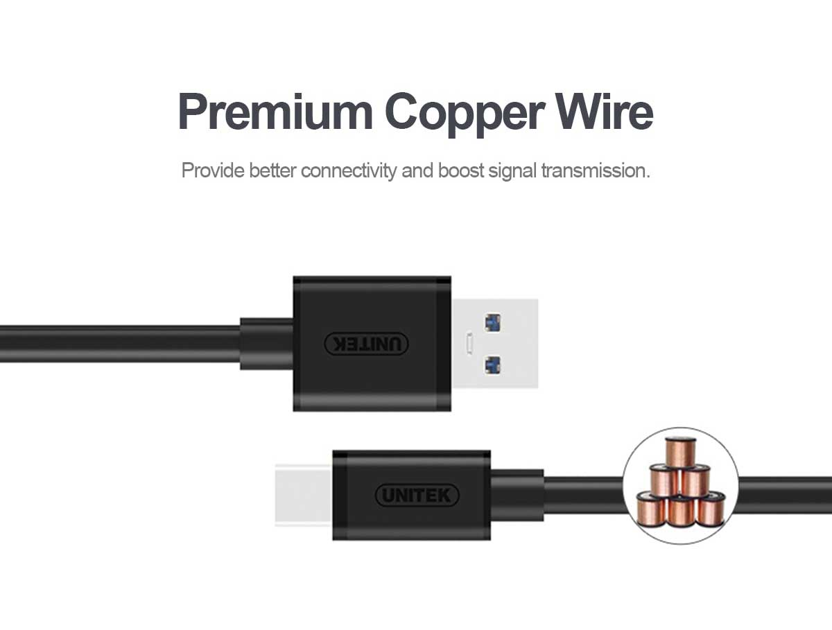 Premium Copper Wire. Provide better connectivity and boost signal transmission.